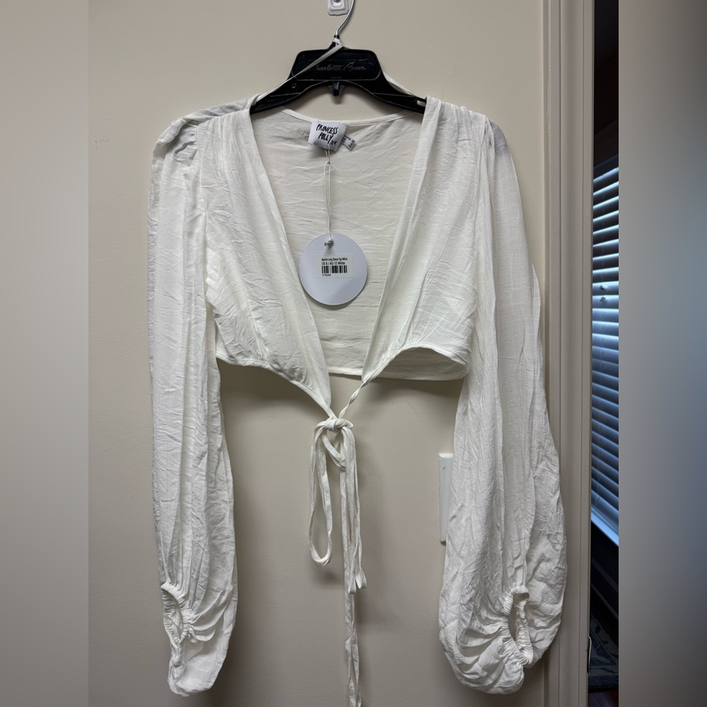 Ayesha Long Sleeve Top White